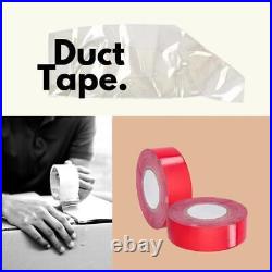 Red Duct Tape, 9 Mil Heavy-Duty Grade Adhesive Tapes 2 x 60 Yards 24 Rolls