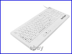 Rugged-Point Industrial-Grade Heavy-Duty Full-Size Washable Keyboard with Tr