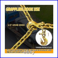 Safety Binder Chain with Grade 8016 Ft Heavy Duty Chains Holder with 1/2 Inc