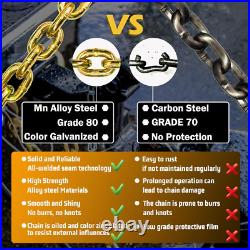 Safety Binder Chain with Grade 8016 Ft Heavy Duty Chains Holder with 1/2 Inch C