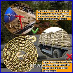 Safety Binder Chain with Grade 8016 Ft Heavy Duty Chains Holder with 1/2 Inch C
