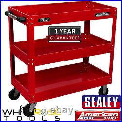 Sealey American Pro Workshop Trolley 3-Level Heavy-Duty