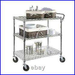 Seville Classics 3-Tier UltraDurable Commerical-Grade Heavy-Duty NSF-Certified