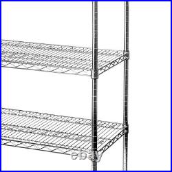 Seville Classics UltraDurable Commercial Grade 6-Tier NSF Steel Wire Shelving