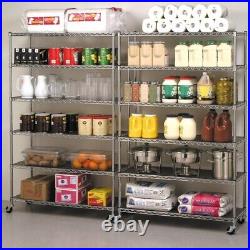 Seville Classics UltraDurable Commercial Grade 6-Tier NSF Steel Wire Shelving