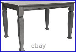 Solid Dining Turned Wooden Legs, Commercial Grade Heavy Duty Rectangle Wood Table