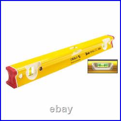 Stabila 48415 Heavy Duty Aluminum Rectangle R-Beam 3 Level Set