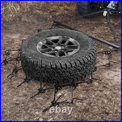 Steel Drag Harrow 4X4FT Heavy Duty Chain For ATV UTV Tractor Leveling Grading