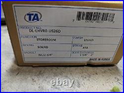 Taco Atlantic Heavy Duty Grade 1 Storeroom Lever DL-LHV80-US26D Chrome OPEN BOX