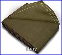 Tarps Now 16X20 Ft Heavy Duty Canvas Tarp 20 MIL Commercial Grade, Tear Resist