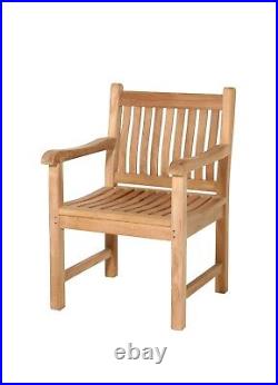 Teak Garden Chair A Grade Wood- Heavy Duty -37H X 25W X 24D Seat 18 High