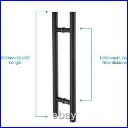 Togu TG-6012 60 inches Solid Standoffs Heavy-Duty Commercial Grade Door Pulls