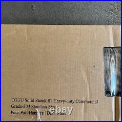 Togu TG-6012 60 inches Solid Standoffs Heavy-Duty Commercial Grade Door Pulls