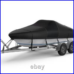 Trailerable Boat Cover Waterproof Heavy Duty Marine Grade Dust V-Hull Runabout
