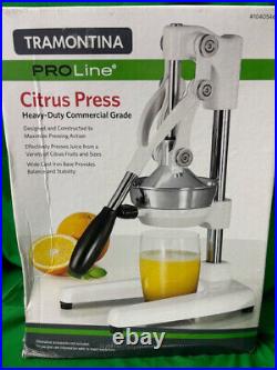 Tramontina ProLine Heavy-duty Commercial Grade Citrus Press WHITE NIB