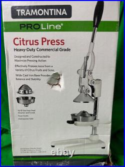 Tramontina ProLine Heavy-duty Commercial Grade Citrus Press WHITE NIB