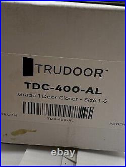 Trudoor TDC-400-AL Grade-1 Heavy-Duty Door Closer Size 1-6 Cast Iron