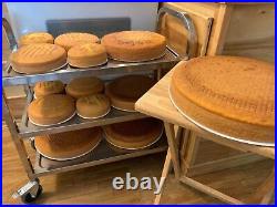 Upgrade 3 Tier Heavy Duty Commercial Grade Utility Cart Kitchen Trolley Ser