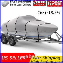 Upgrade Heavy Duty Waterproof 1200D Boat Cover Marine Grade Fit V-Hull Bass Boat