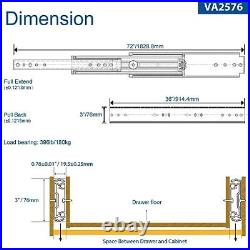 VADANIA 56 Industrial Grade Heavy Duty Drawer Slide Without Lock #VA2576, 3