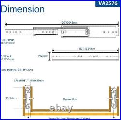 VADANIA 60 Industrial Grade Heavy Duty Drawer Slide Without 60 Inch, #VA2576