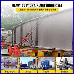VEVOR Chain Load Binder 5/16-3/8 inch Grade 80 Chain Binders Tie Down 4 Pieces