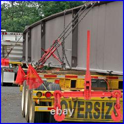 VEVOR Chain Load Binder 5/16-3/8 inch Grade 80 Chain Binders Tie Down 4 Pieces