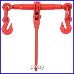 VEVOR Chain Load Binder 5/16-3/8 inch Grade 80 Chain Binders Tie Down 4 Pieces