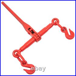 VEVOR Chain Load Binder 5/16-3/8 inch Grade 80 Chain Binders Tie Down 4 Pieces