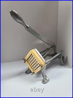 Vintage COMMERCIAL GRADE FRENCH FRENCH FRY Potato CUTTER Heavy Duty Bolt Down
