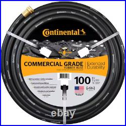 Water Hose Commercial Grade Rubber Black Heavy Duty New 5/8 In. Dia X 100 Ft