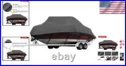 Waterproof Boat Cover Marine Grade Heavy Duty Canvas Fits 20-22 ft Boats