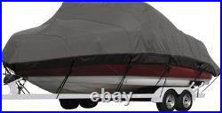 Waterproof Boat Cover Marine Grade Heavy Duty Canvas Fits 20-22 ft Boats