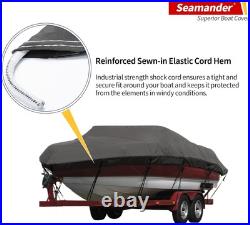 Waterproof Boat Cover Marine Grade Heavy Duty Canvas Fits 20-22 ft Boats