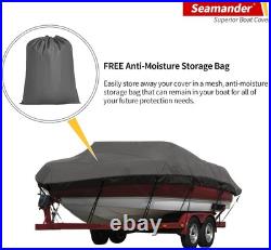 Waterproof Boat Cover Marine Grade Heavy Duty Canvas Fits 20-22 ft Boats