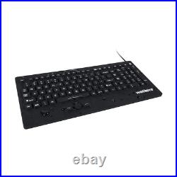 WetKeys Rugged-Point Industrial-Grade Heavy-Duty Full-Size Washable Keyboard
