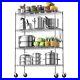Wire Shelving Unit with Wheels, 2400LB Heavy Duty NSF Commercial-Grade Adjust